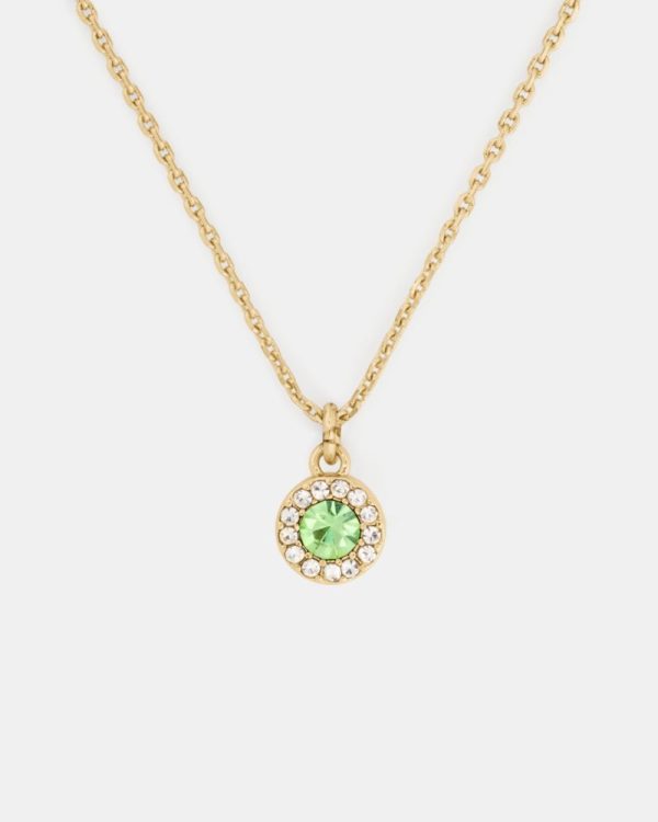 Kate Spade Outlet You're A Gem Pave Halo Pendant - Preorder