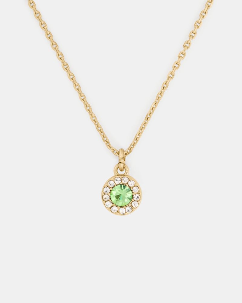 Kate Spade Outlet You're A Gem Pave Halo Pendant - Preorder