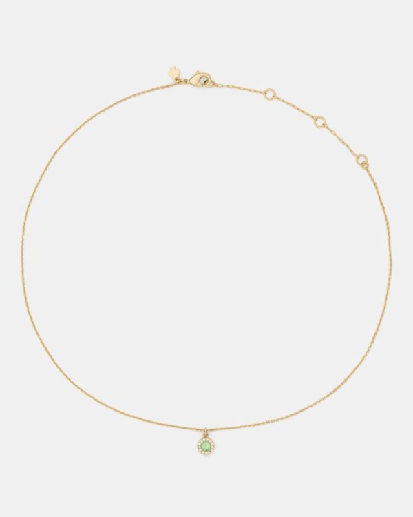 Kate Spade Outlet You're A Gem Pave Halo Pendant - Preorder