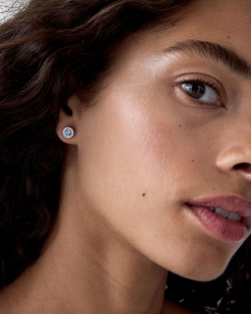 Kate Spade Outlet You're A Gem Pave Halo Studs - Preorder