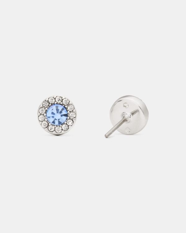 Kate Spade Outlet You're A Gem Pave Halo Studs - Preorder