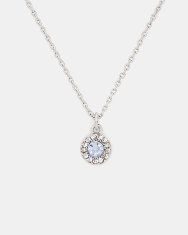 Kate Spade Outlet You're A Gem Pave Halo Pendant - Preorder