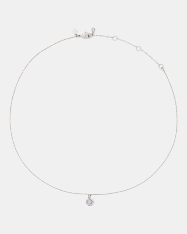Kate Spade Outlet You're A Gem Pave Halo Pendant - Preorder