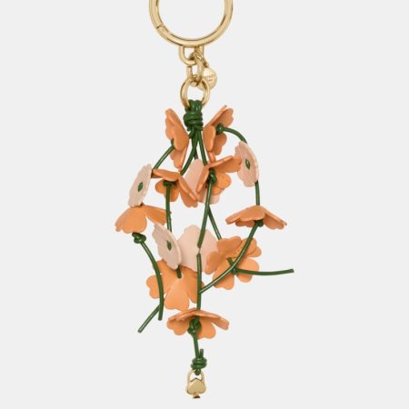 Kate Spade Outlet Charmed Flower Bag Charm - Preorder — Crisp Peach Multi