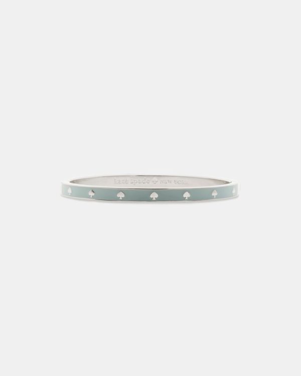 Kate Spade Outlet Spot The Spade Enamel Hinged Bangle - Preorder