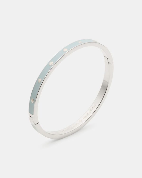Kate Spade Outlet Spot The Spade Enamel Hinged Bangle - Preorder