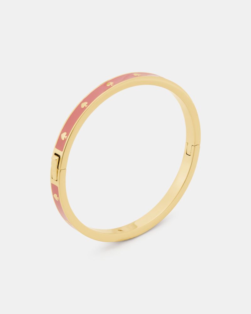 Kate Spade Outlet Spot The Spade Enamel Hinged Bangle - Preorder