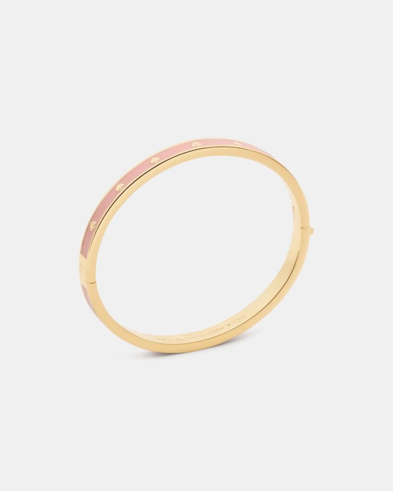 Kate Spade Outlet Spot The Spade Enamel Hinged Bangle - Preorder