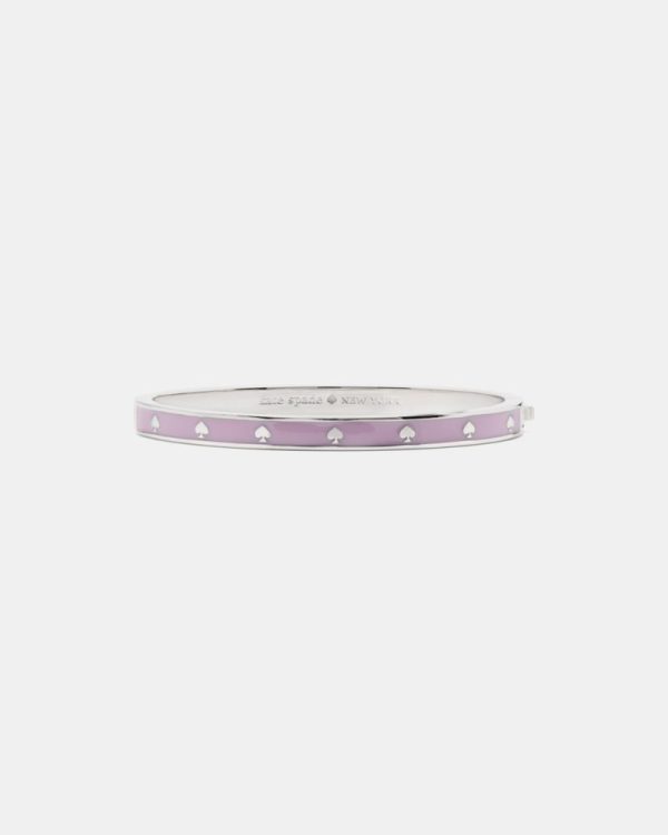 Kate Spade Outlet Spot The Spade Enamel Hinged Bangle - Preorder
