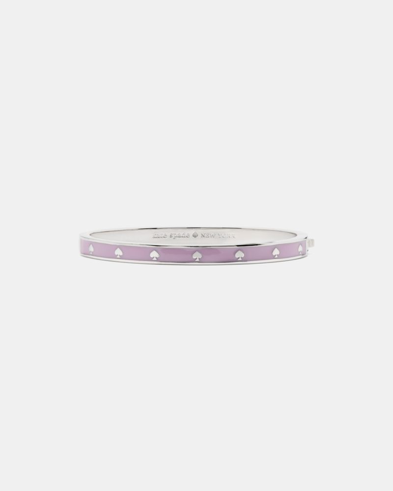 Kate Spade Outlet Spot The Spade Enamel Hinged Bangle - Preorder