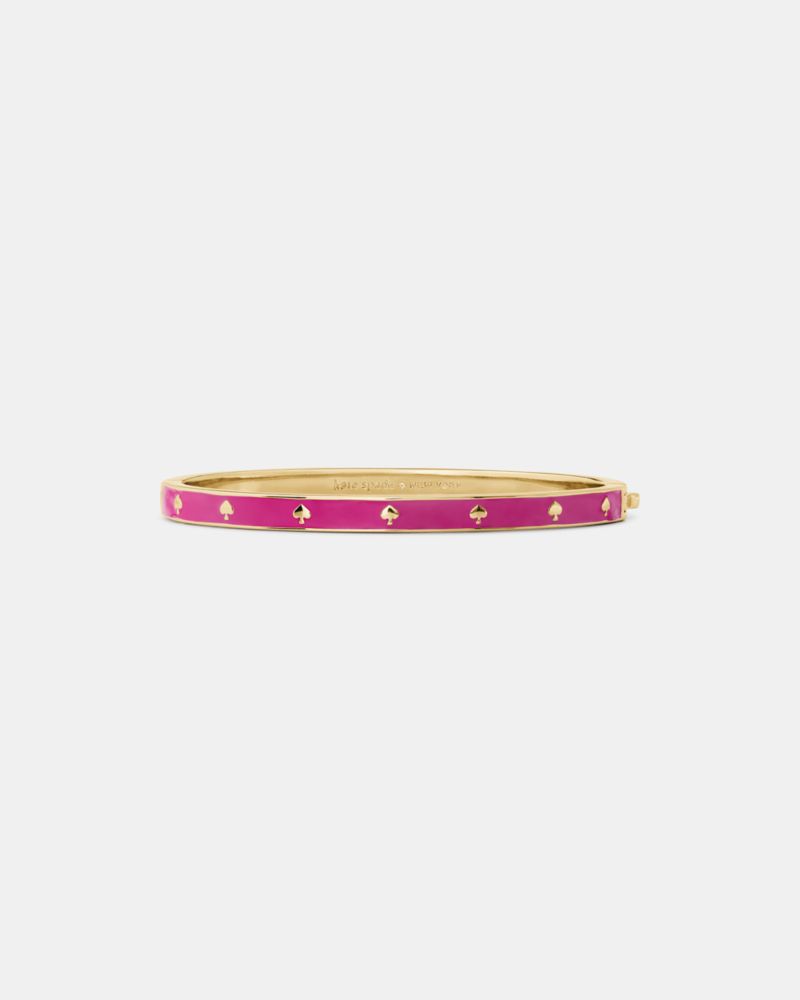 Kate Spade Outlet Spot The Spade Enamel Hinged Bangle - Preorder