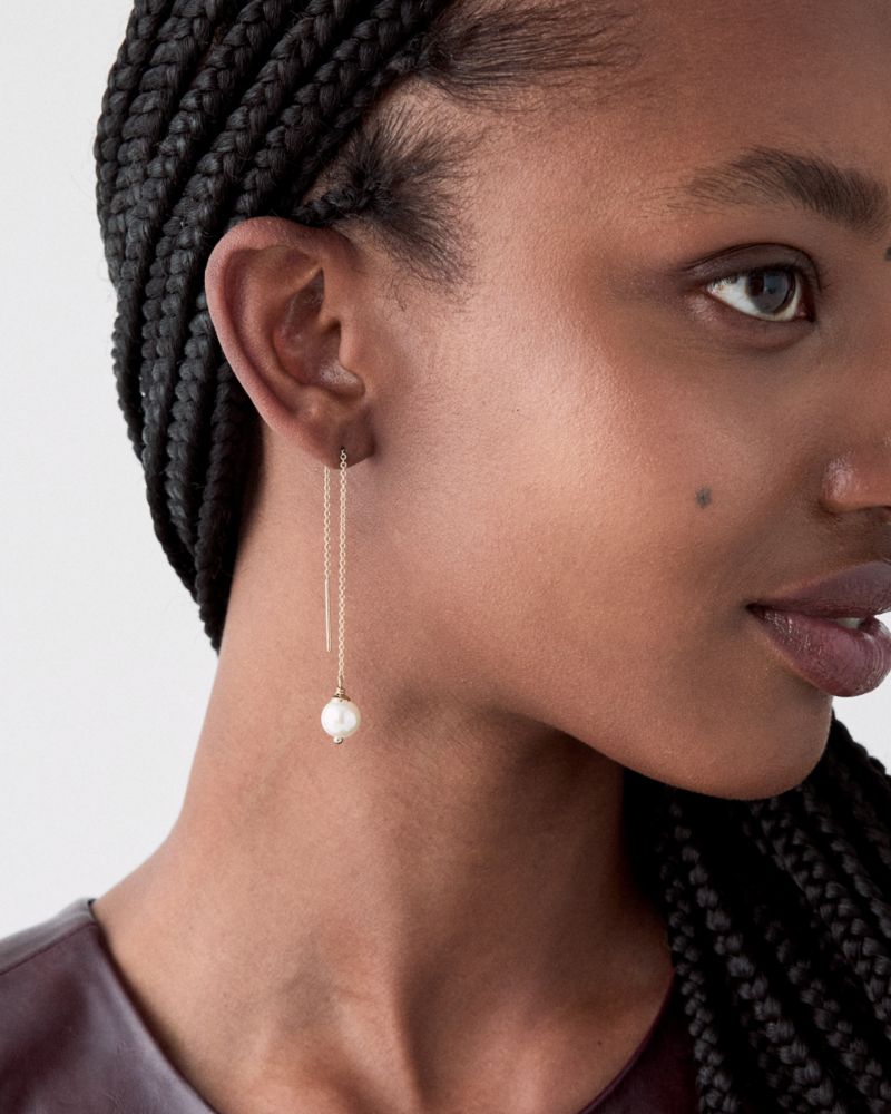 Kate Spade Outlet Chain Reaction Threader Earrings - Preorder - Image 2