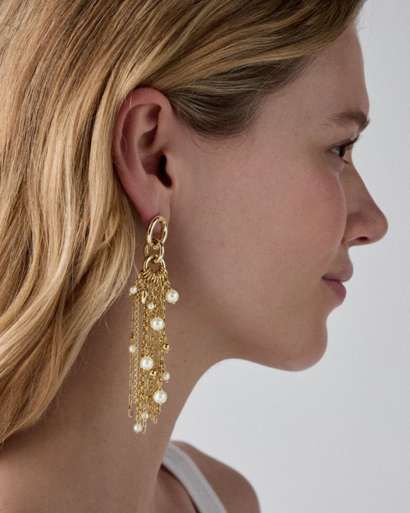Kate Spade Outlet Chain Reaction Tassel Earrings - Preorder - Image 2