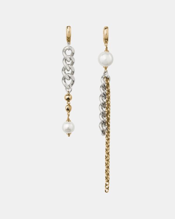 Kate Spade Outlet Chain Reaction Asymmetrical Chain Earrings - Preorder