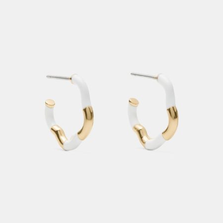 Kate Spade Outlet Wave Huggies - Preorder — White