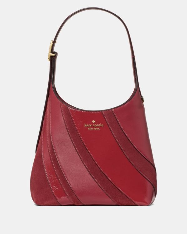 Kate Spade Outlet 454 Suede Mix Small Shoulder Bag - Preorder