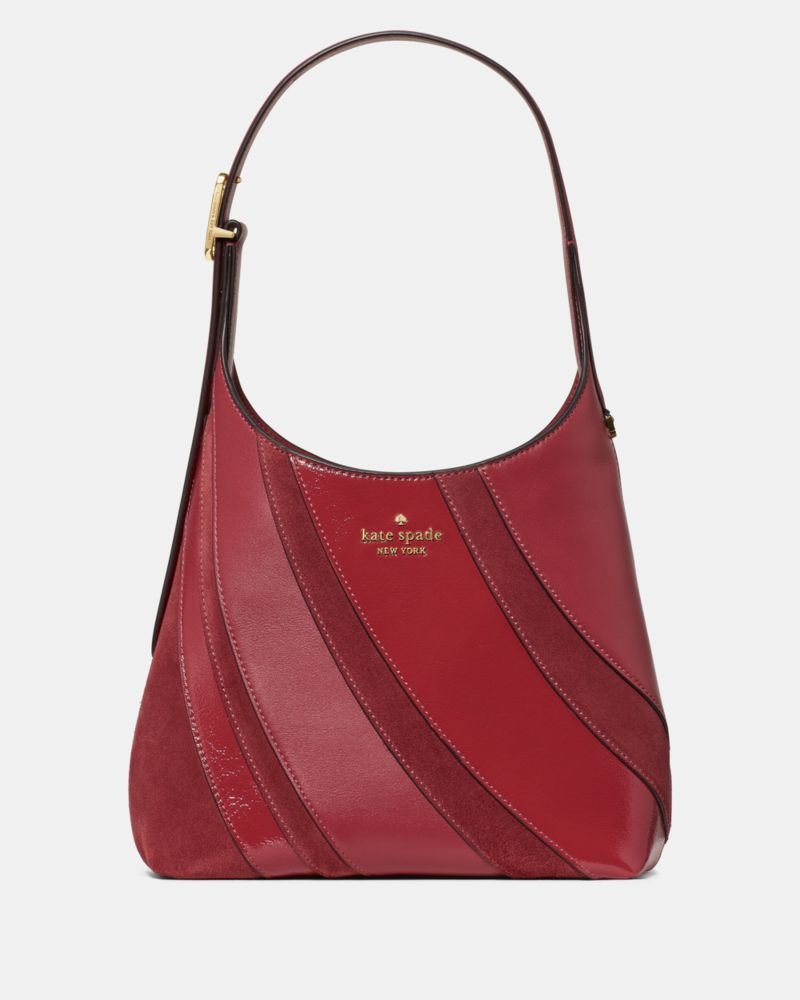 Kate Spade Outlet 454 Suede Mix Small Shoulder Bag - Preorder