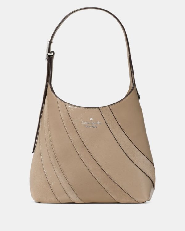 Kate Spade Outlet 454 Suede Mix Small Shoulder Bag - Preorder