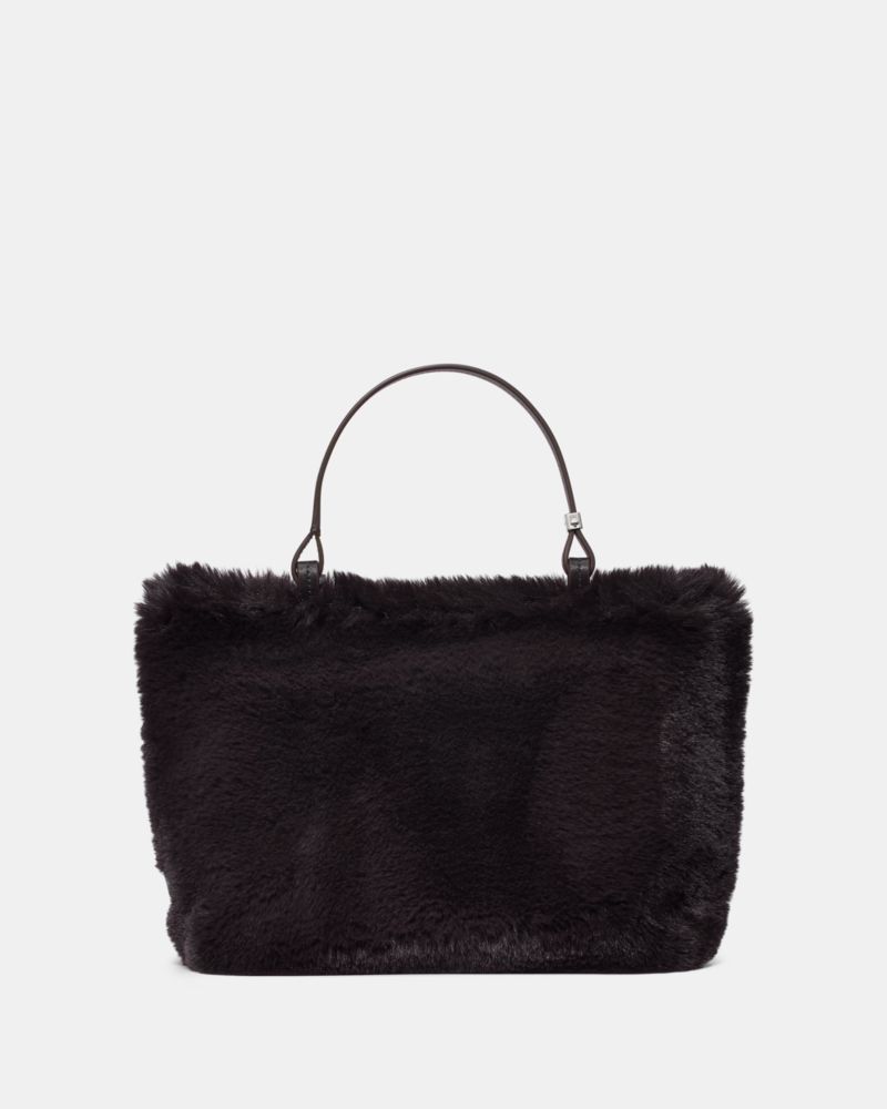 Kate Spade Outlet Marlowe Faux Fur Small Tote Bag - Preorder