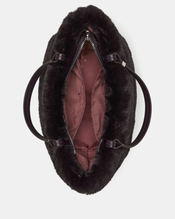 Kate Spade Outlet Marlowe Faux Fur Small Tote Bag - Preorder