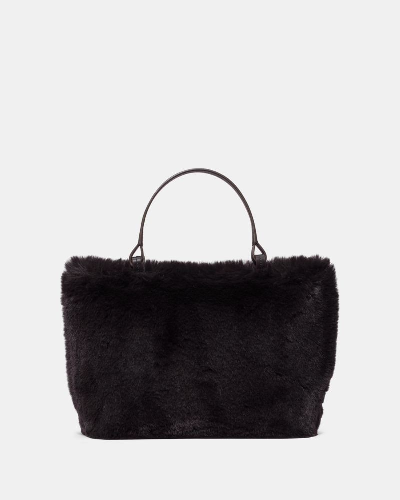Kate Spade Outlet Marlowe Faux Fur Small Tote Bag - Preorder