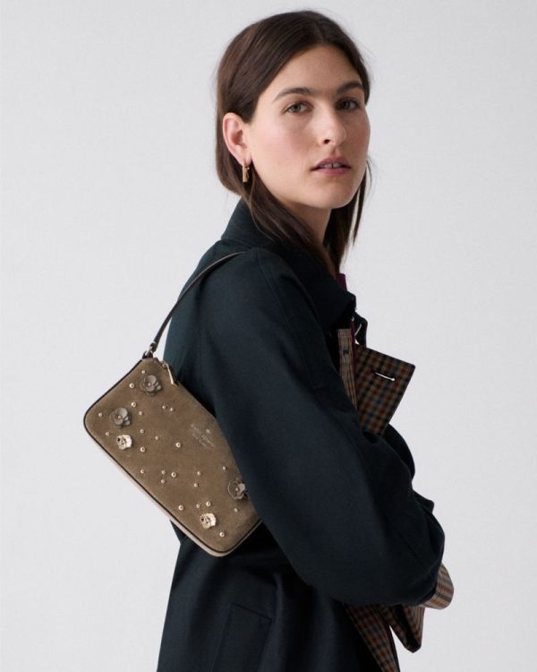Kate Spade Outlet Gemini Suede Embellishment Mini Bag - Preorder