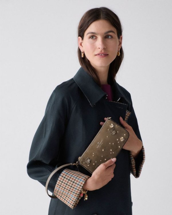 Kate Spade Outlet Gemini Suede Embellishment Mini Bag - Preorder