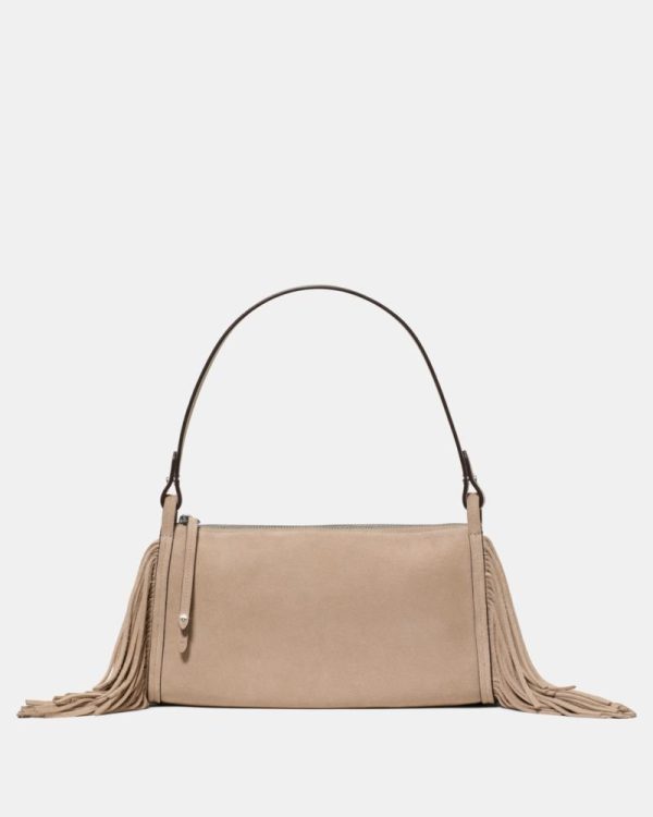 Kate Spade Outlet Rue Fringed Suede Shoulder Bag - Preorder