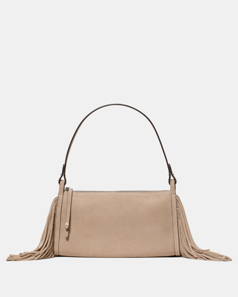 Kate Spade Outlet Rue Fringed Suede Shoulder Bag - Preorder