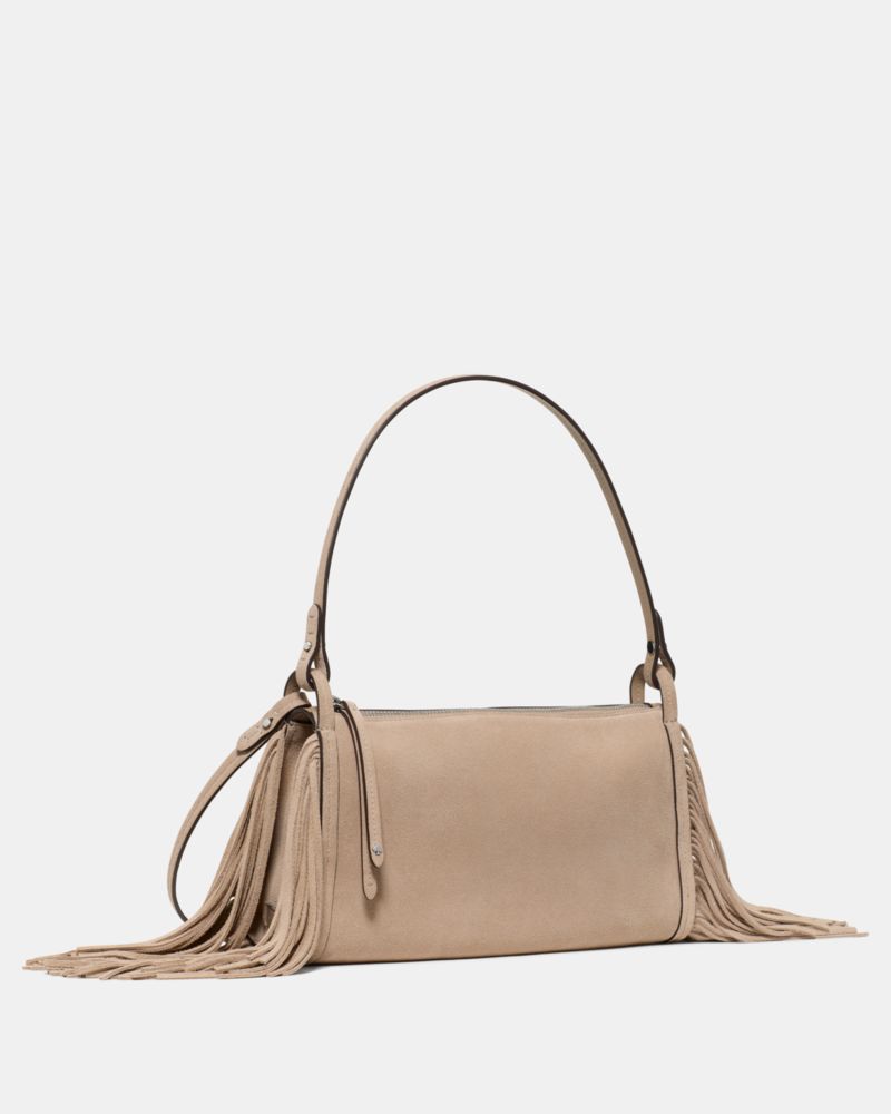 Kate Spade Outlet Rue Fringed Suede Shoulder Bag - Preorder - Image 3