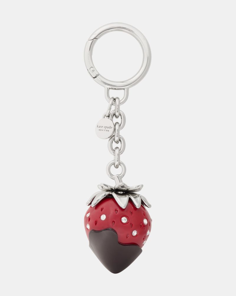 Kate Spade Outlet Charmed Chocolate Strawberry Bag Charm - Preorder