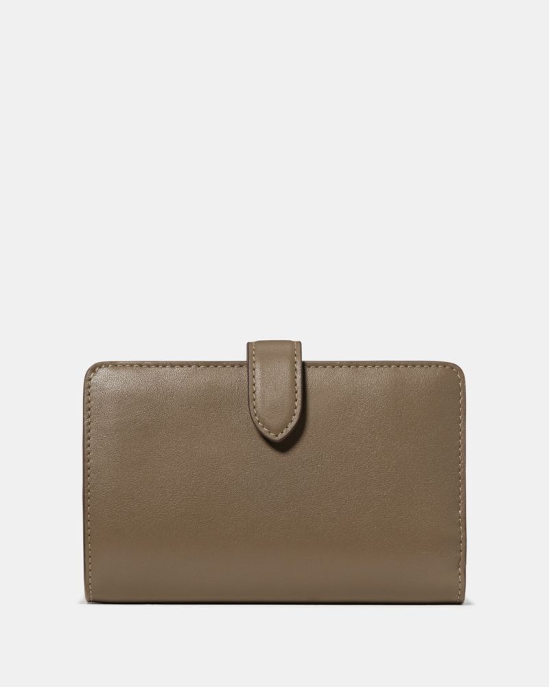 Kate Spade Outlet Smooth Embellishment Medium Compact Wallet - Preorder