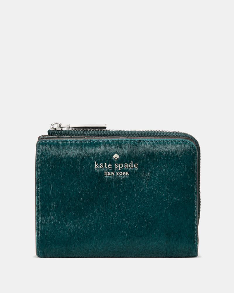 Kate Spade Outlet Haircalf Small L-Zip Wallet - Preorder