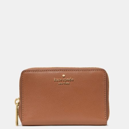Kate Spade Outlet Medium Zip Wallet - Preorder — Warm Gingerbread