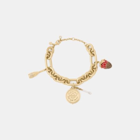Kate Spade Outlet Caviar And Crimson Charm Bracelet - Preorder — Multi
