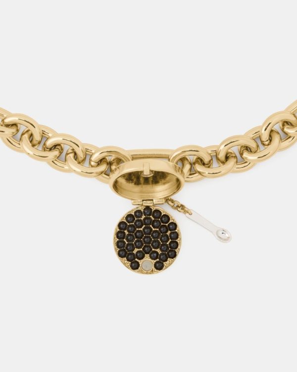 Kate Spade Outlet Caviar And Crimson Charm Bracelet - Preorder
