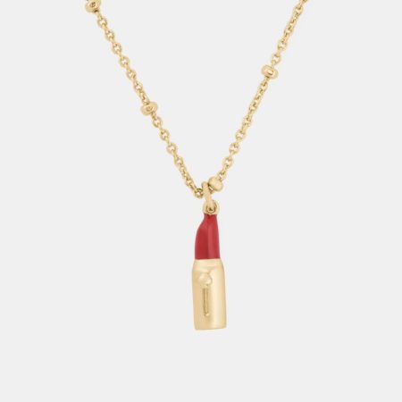 Kate Spade Outlet Caviar And Crimson Lipstick Pendant - Preorder — Red