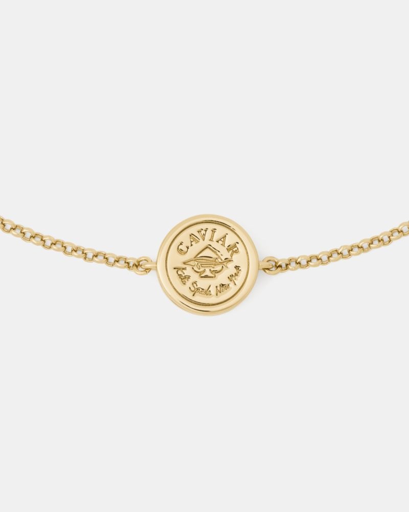 Kate Spade Outlet Caviar And Crimson Caviar Line Bracelet - Preorder