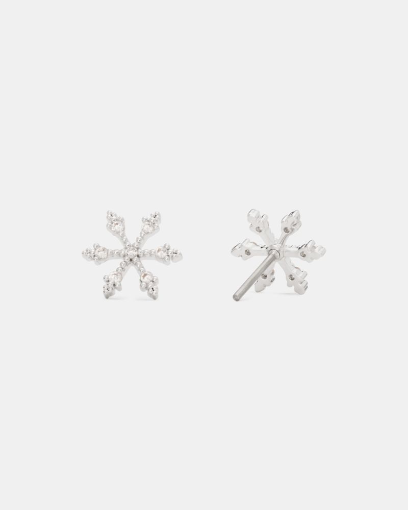 Kate Spade Outlet You're A Gem Pave Snowflake Studs - Preorder