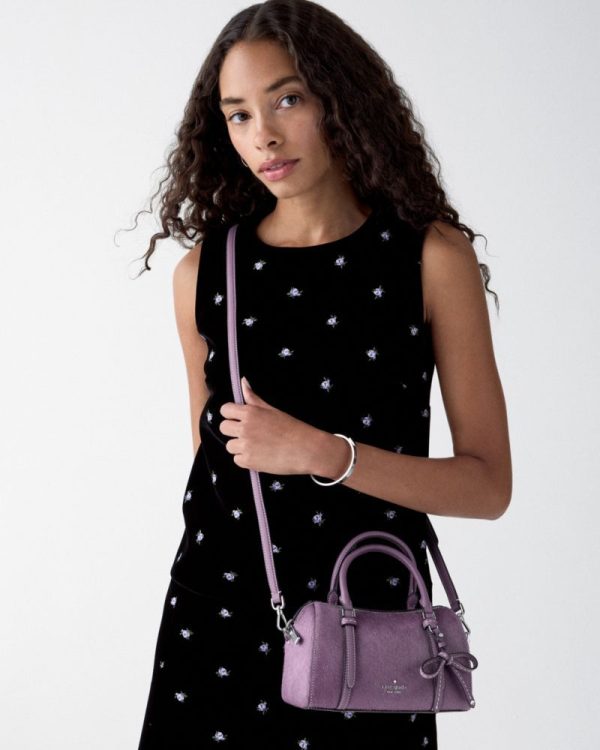 Kate Spade Outlet Monroe Haircalf Small Satchel Bag - Preorder