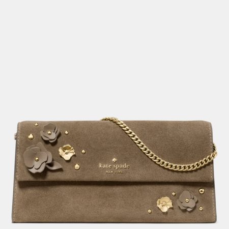 Kate Spade Outlet Scarlette Suede Embellishment - Preorder — Driftwood