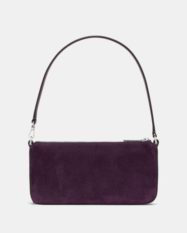 Kate Spade Outlet Gemini Spade Flower Crystal Suede Mini Bag - Preorder