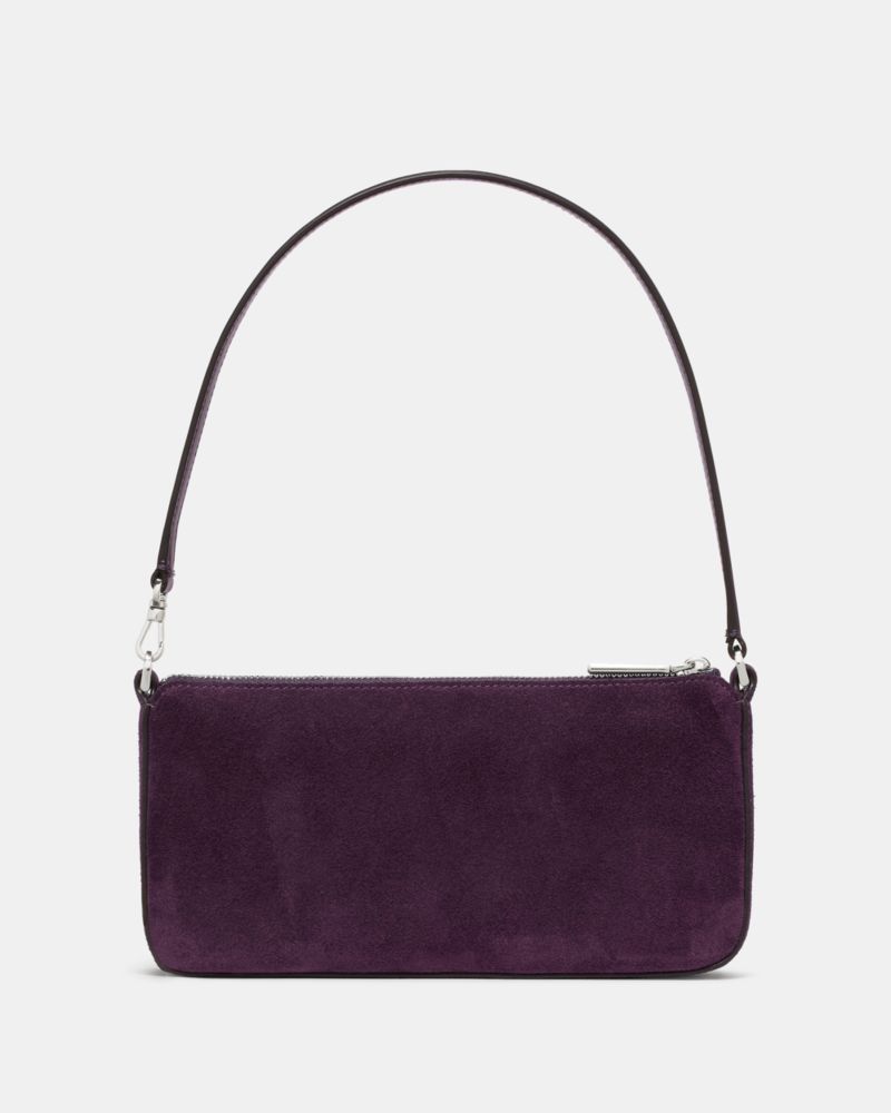 Kate Spade Outlet Gemini Spade Flower Crystal Suede Mini Bag - Preorder