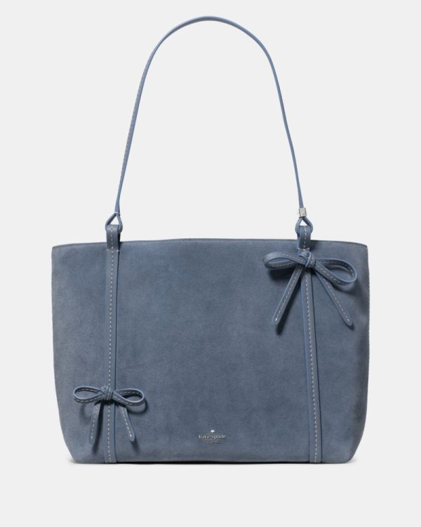 Kate Spade Outlet Marlowe Bow Suede Tote Bag - Preorder