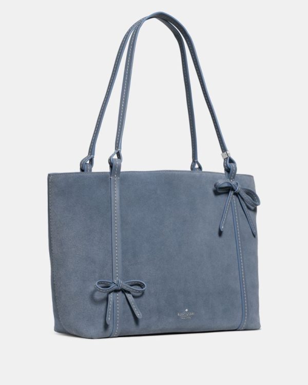 Kate Spade Outlet Marlowe Bow Suede Tote Bag - Preorder