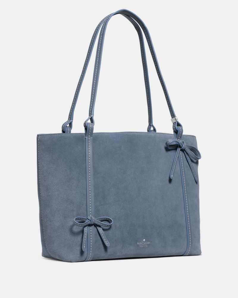 Kate Spade Outlet Marlowe Bow Suede Tote Bag - Preorder