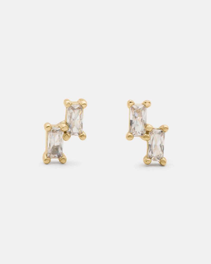 Kate Spade Outlet You're A Gem Double Baguette Studs - Preorder