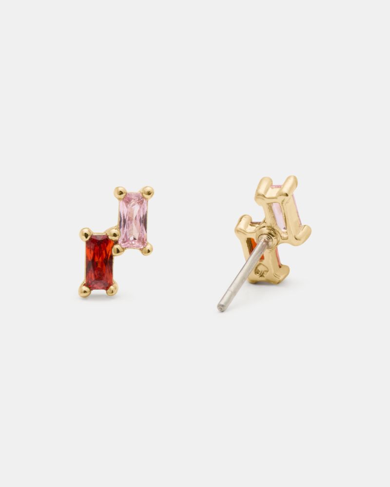 Kate Spade Outlet You're A Gem Double Baguette Studs - Preorder - Image 3