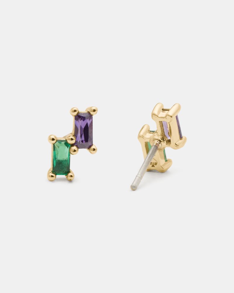 Kate Spade Outlet You're A Gem Double Baguette Studs - Preorder