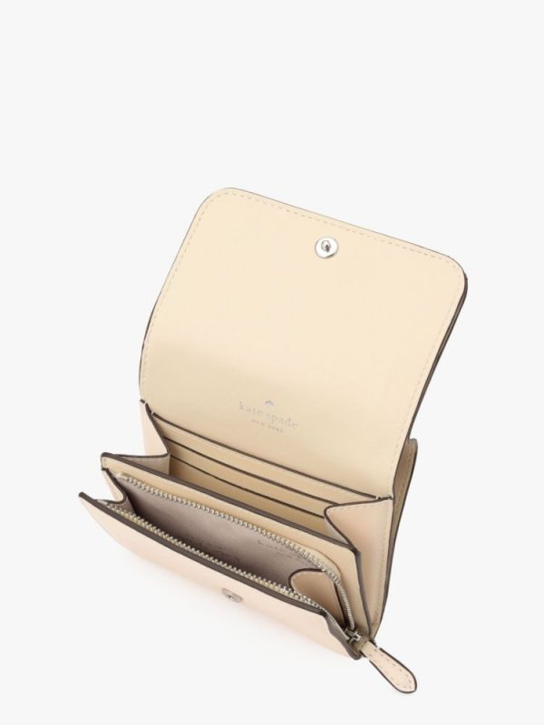 Kate Spade Outlet Small L-Zip Flap Wallet - Preorder